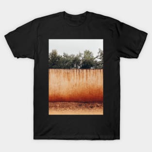 Olive Trees Behind Wall T-Shirt